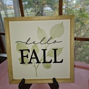 🩵 Hello Fall Wall Decor EUC